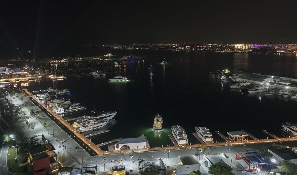 5-Gulf Craft Fleet in Old Doha Port for Qatar Boat Show 2024_2